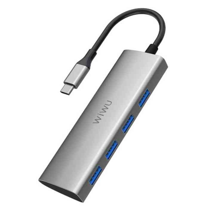 WiWU Alpha A440 4-In-1 USB Type-C Hub